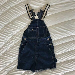 Madewell *rare sample* short overalls